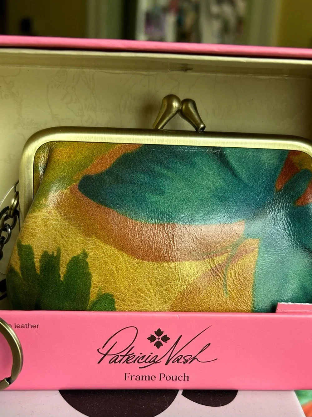 Patricia Nash Watercolor Butterfly Pouch